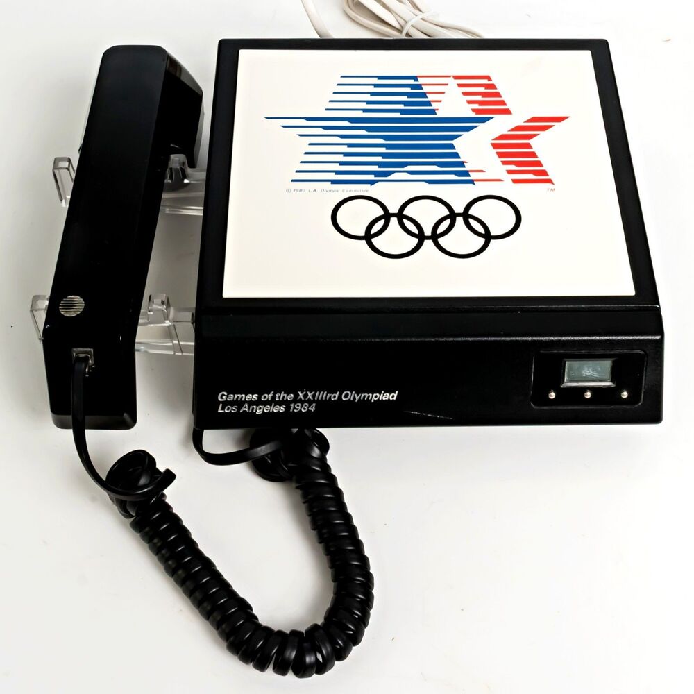 AT&T 1984 Los Angeles Olympic Games Commemorative Telephone Land Line Vintage